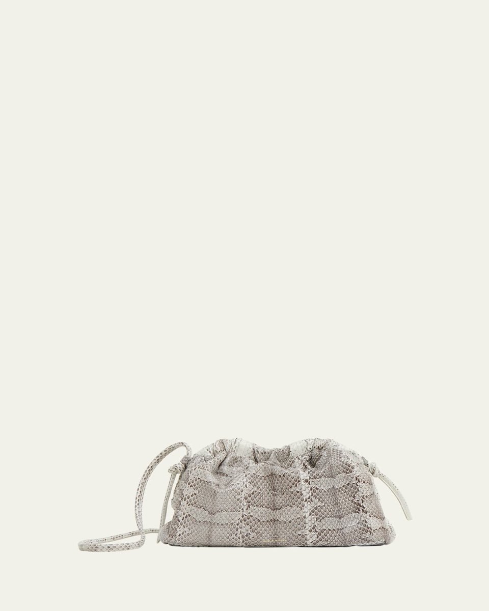 Cloud Mini Snakeskin Clutch Bag